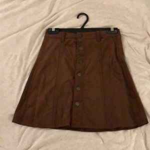 Dark Brown Skirt